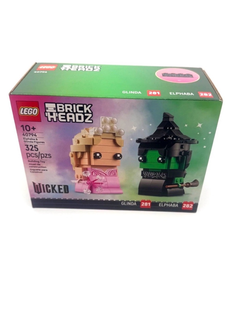 LEGO 40794 Brickheadz Wicked Elphaba & Glinda! Brand new, sealed box!